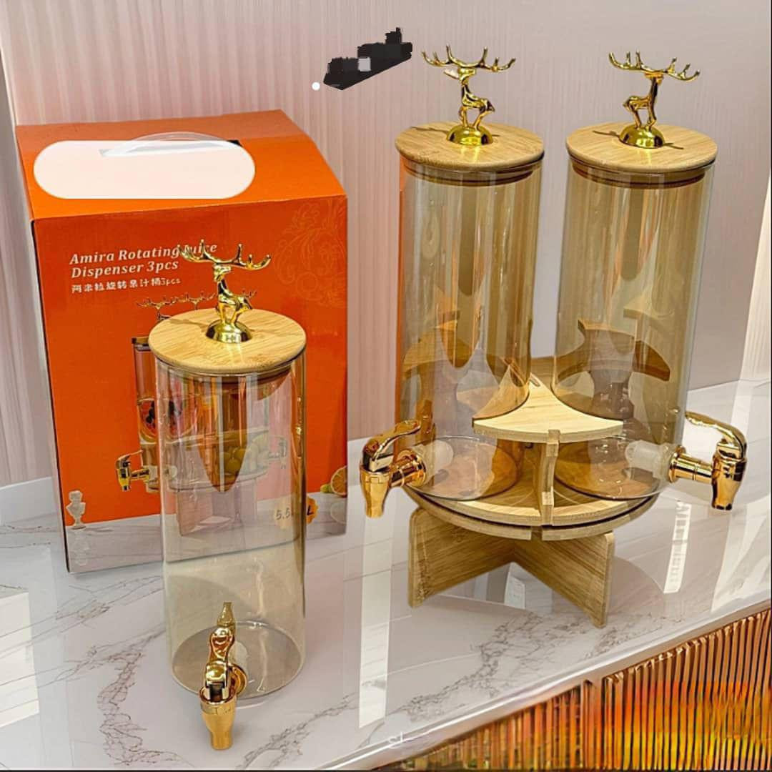 Rotating Juice Dispenser 3 pacs